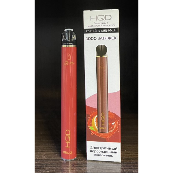 HQD melo coctail old faision (коктейль олд фэйшн) 1000 затяжек в Екатеринбурге