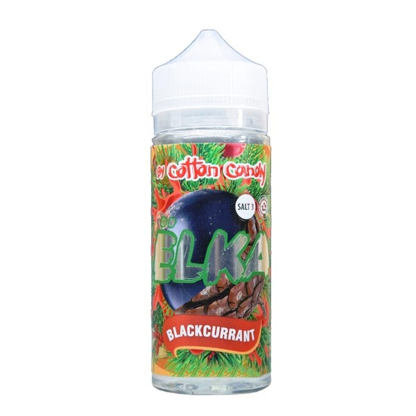 Жидкость Cotton Candy ЁLKA BLACKCURRANT (Хвоя С Мятой И Чёрной Смородиной) (120 мл, 0 мг/мл) в Екатеринбурге