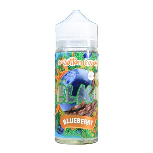 Жидкость Cotton Candy ЁLKA BLUEBERRY (Хвоя С Мятой И Черникой) (120 мл, 0 мг/мл) в Екатеринбурге