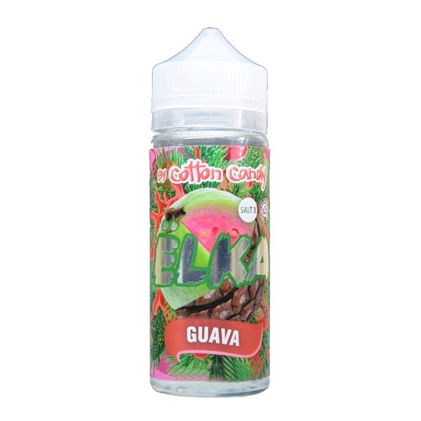Жидкость Cotton Candy ЁLKA GUAVA (Хвоя С Мятой И Гуавой) (120 мл, 0 мг/мл) в Екатеринбурге