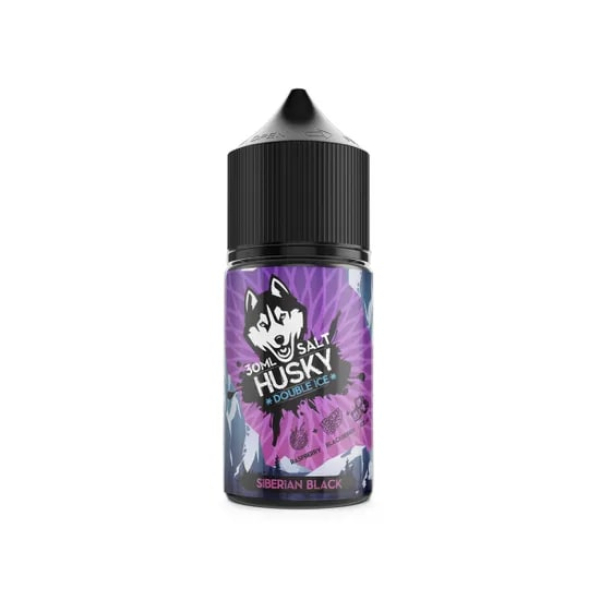 Жидкость Husky salt Double ice Siberian Black (Малина ежевика мята) (30 мл, 20 мг/мл) в Екатеринбурге