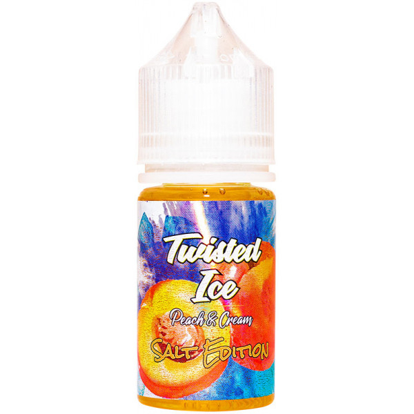 Жидкость Twisted Ice Salt Peach&Cream (Персиково Сливочный Щербет) (30 мл, 20 мг/мл) в Екатеринбурге