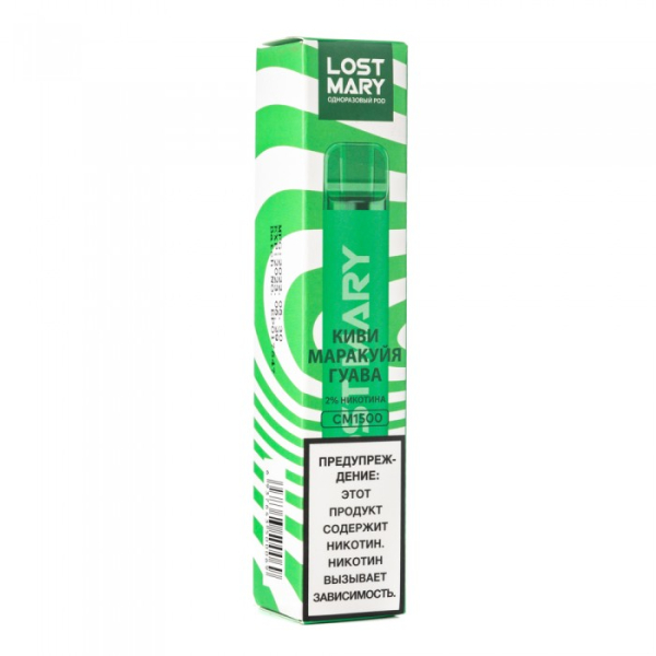 Lost Mary Kiwi Passion Fruit Guava Киви Маракуйя Гуава, 1500 тяг в Екатеринбурге