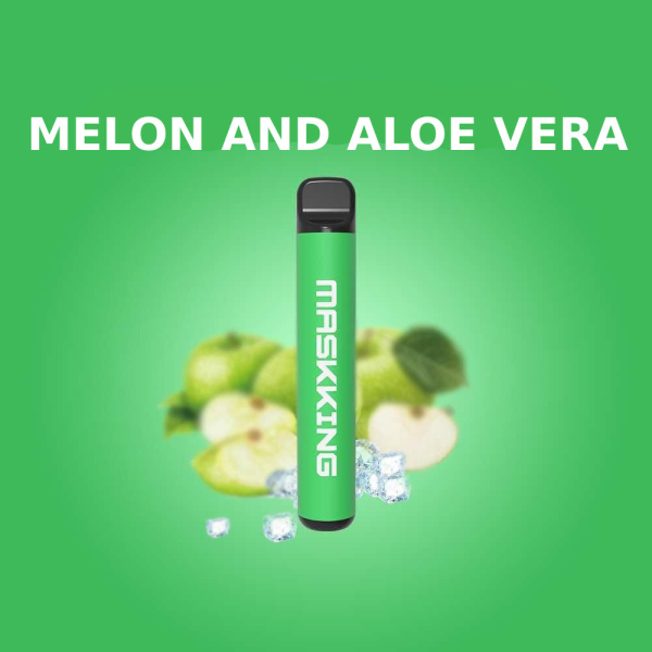 Одноразовая электронная сигарета Maskking High Pro Melon And Aloe Vera (Дыня Алоэ Вера) 1000 затяжек в Екатеринбурге