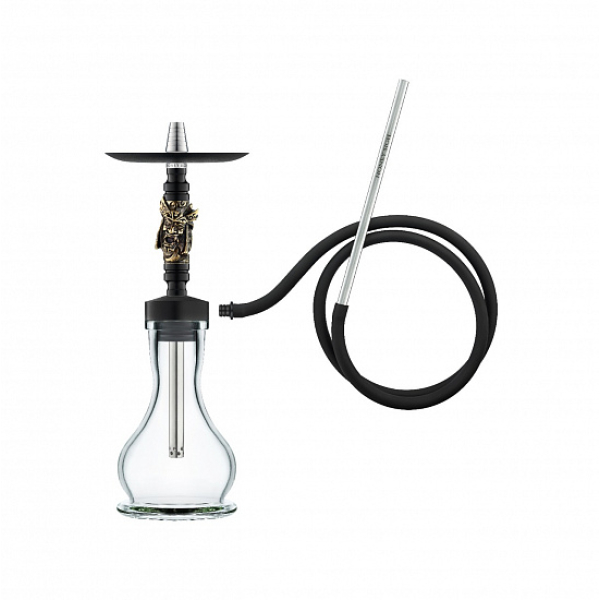 Кальян Honey Sigh Mini Dark Exclusive Samurai Серебристый (38 см) в Екатеринбурге