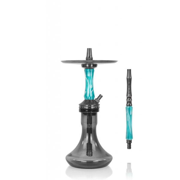 Кальян Ocean Hookah Kaif Small 2 (черный,бирюзовый, 53 см) в Екатеринбурге