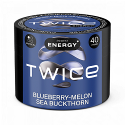 Табак TWICE Blueberry Melon Sea Buckthorn (Черника Дыня Облепиха) 40 гр