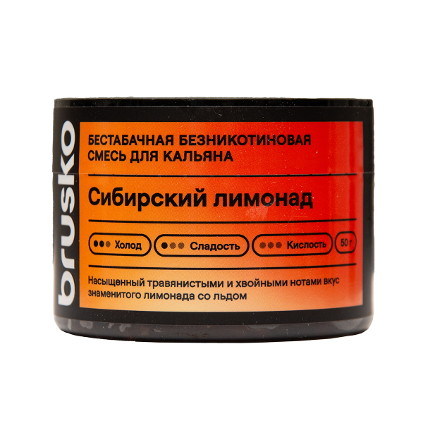 Бестабачная смесь Brusko Сибирский Лимонад 50 грамм в Екатеринбурге