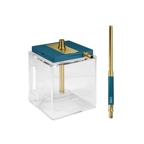 Кальян Hoob Atom Marine Blue X Gold | Hoob Cube в Екатеринбурге