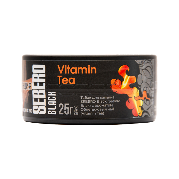 Табак Sebero Black Black Vitamin Tea 25 грамм в Екатеринбурге