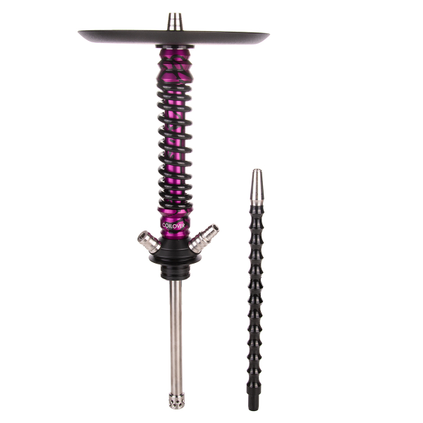 Кальян Mamay Customs Coilover Mini  Пурпурный Сплеш Чёрный в Екатеринбурге