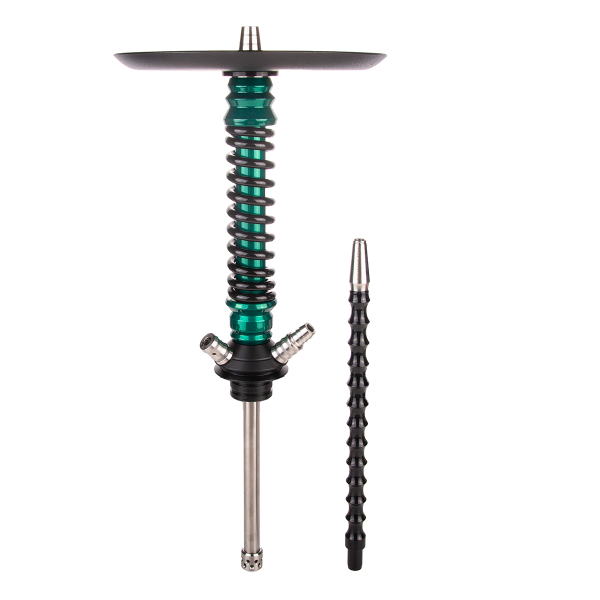 Кальян Mamay Customs Coilover Mini  Зелёный Лак Чёрный в Екатеринбурге