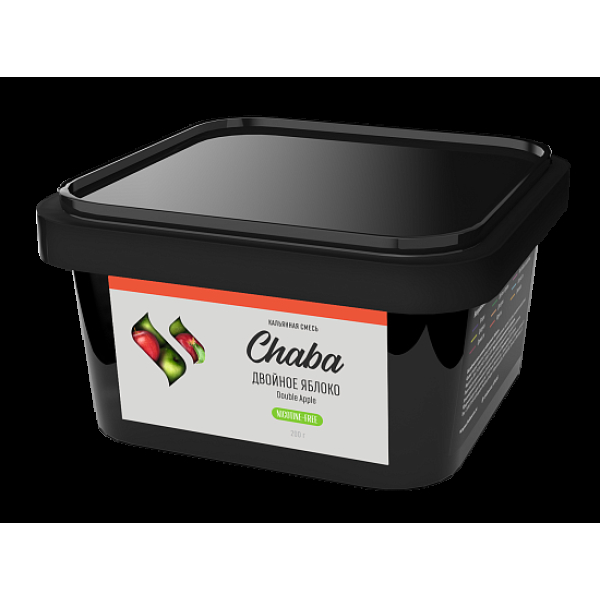 Безникотиновая смесь Chaba Double Apple Двойное Яблоко 200 грамм в Екатеринбурге