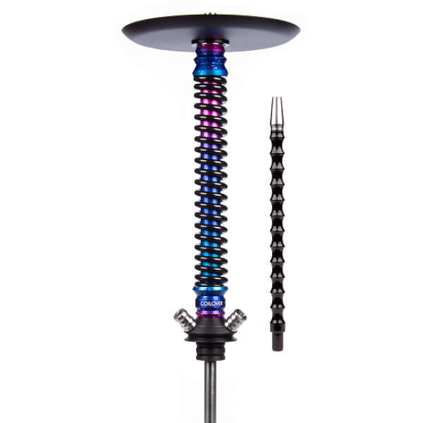 Кальян Mamay Customs Coilover Big Anod Blue Space Черный Глянец в Екатеринбурге