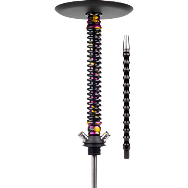 Кальян Mamay Customs Coilover Big Anod Special Purple Gold Camo Черный Глянец в Екатеринбурге