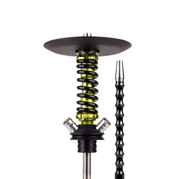 Кальян Mamay Customs Coilovers Micro Anod Oliva Splash Черный Глянец в Екатеринбурге