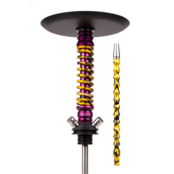 Кальян Mamay Customs Coilovers Mini Special Anod Purple Splash Gold Splash в Екатеринбурге
