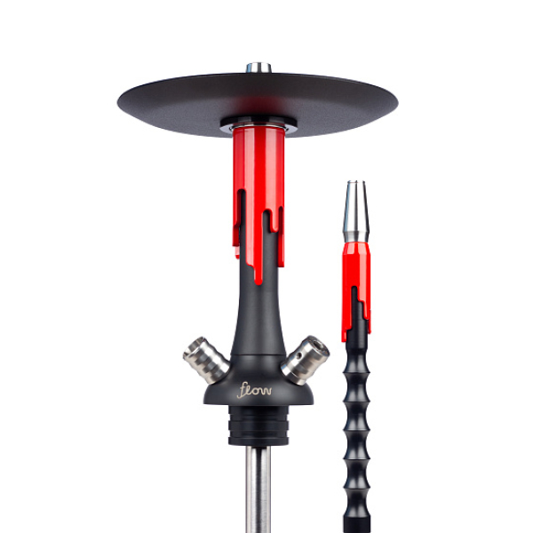 Кальян Mamay Customs Flow Черный Матовый Красный Глянец в Екатеринбурге