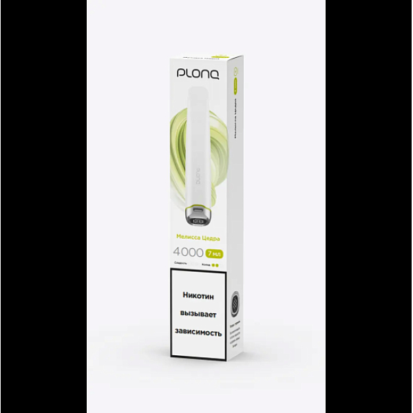 Электронка Plonq Plus Pro 4000 Мелиcса Цедра 4000 затяжек в Екатеринбурге