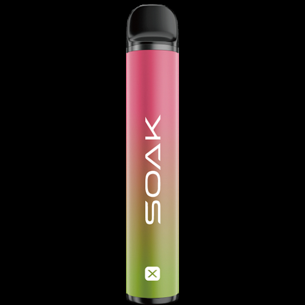 Электронка Soak X Raspberry Soda Малиновая Газировка 2200 затяжек в Екатеринбурге