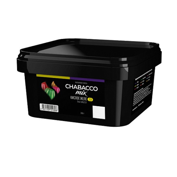 Бестабачная смесь Chabacco Mix Sour Jelly 2.0 Кислое Желе Medium 200 грамм в Екатеринбурге